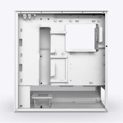 NZXT H5 Flow RGB White Compact ATX Mid-Tower Airflow Case with RGB Fans (2024 Edition)