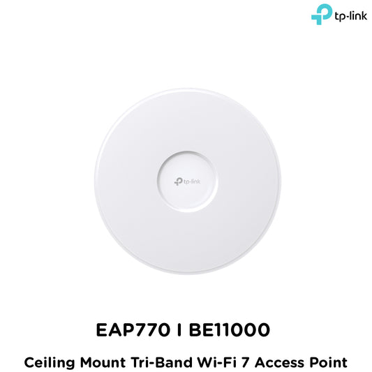 Tp-Link EAP770 I BE11000 Ceiling Mount Tri-Band Wi-Fi 7 Access Point