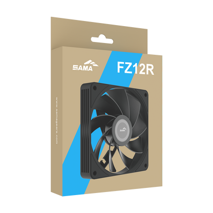 Sama FZ12R Reverse 120mm PWM Fan - Black