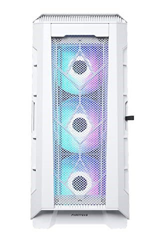 Phanteks I Eclipse P600S ATX Tempered Glass Fabric filter PWM hub, Matte White (PH-EC600PSTG_DMW01)