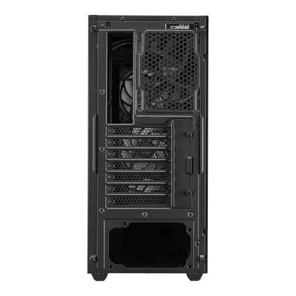 ASUS TUF Gaming GT301 ATX mid-tower compact case with tempered glass side panel, honeycomb front panel, 120mm AURA Addressable RGB fan, headphone hanger and 360mm radiator support