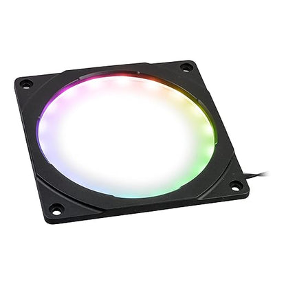 Phanteks I Halos 120mm Digital RGB LED Fan Frame, Plastic Black