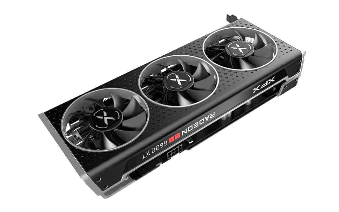 XFX SPEEDSTER MERC308 RADEON RX 6600 XT BLACK Gaming Graphics Card with 8GB GDDR6 HDMI 3xDP, AMD RDNA™ 2