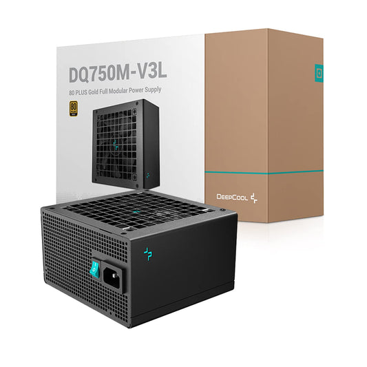 Deepcool DQ750M-V3L, 750 Watt, 80 Plus Gold Fully Modular Power Supply/PSU for Gaming (PC-R-DQ750M-FB0B-US)
