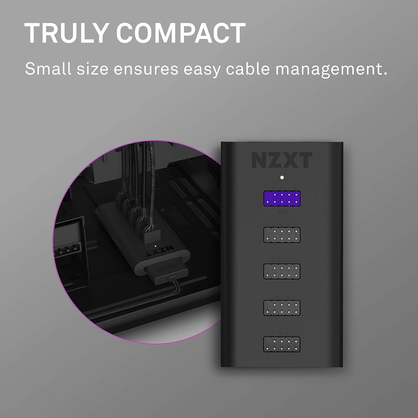 NZXT Internal USB Hub (Gen 3) Internal USB 2.0 Expansion Hub (AC-IUSBH-M3)