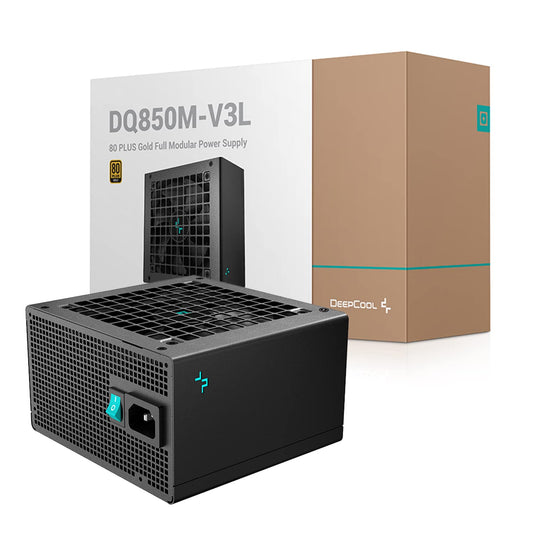 Deepcool DQ850M-V3L, 850 Watt, 80 Plus Gold Fully Modular Power Supply/PSU for Gaming (PC-R-DQ850M-FB0B-US)
