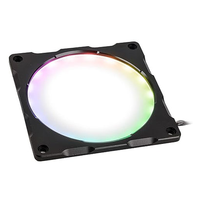 Phanteks I Halos Lux 120mm Digital RGB LED Fan Frame, Aluminum Black