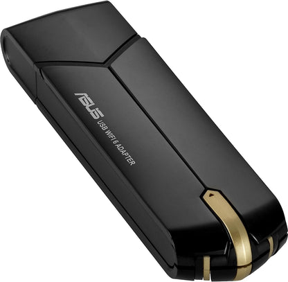 ASUS WiFi 6 AX1800 USB WiFi Adapter Dual Band WiFi 6 Client, 2x2 Support, Gaming & Streaming, Plug-and-Play, WPA3 Network Security, MU-MIMO, Beamforming (USB-AX56)