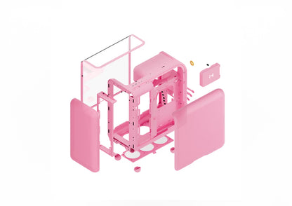 HYTE X50 Modern Performance Case Strawberry Milk