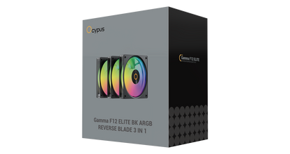 OCYPUS GAMMA F12 ELITE BLACK/WHITE ARGB REVERSE BLADE 3 IN 1