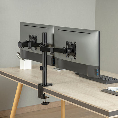 Brateck Dual-Monitor Steel Articulating Monitor Mount