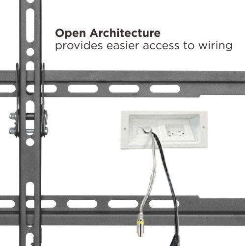BRATECK Super Economy Low-Profile Fixed TV Wall Mount