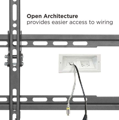 BRATECK Super Economy Low-Profile Fixed TV Wall Mount