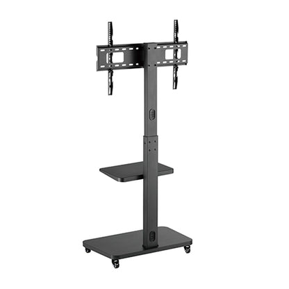 BRATECK TV Cart with Single Shelf
