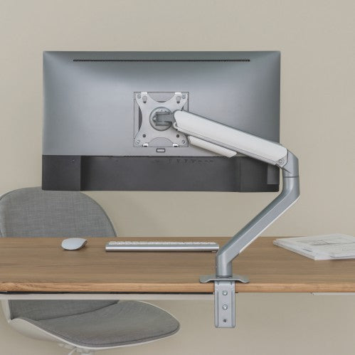 BRATECK Single Monitor Economical Spring-Assisted Monitor Arm