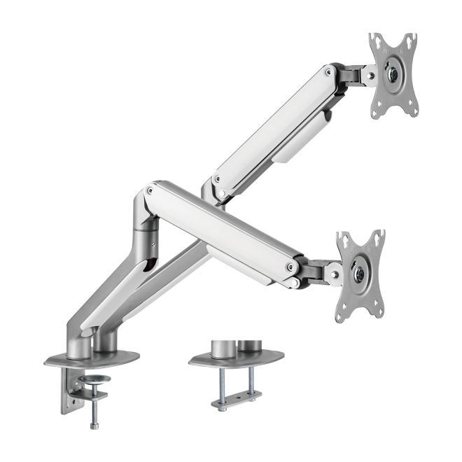 Brateck Dual Monitor Economical Spring-Assisted Monitor Arm