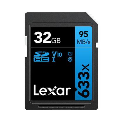 Lexar High-Performance 633x SDHC™/SDXC™ UHS-I Cards BLUE Series