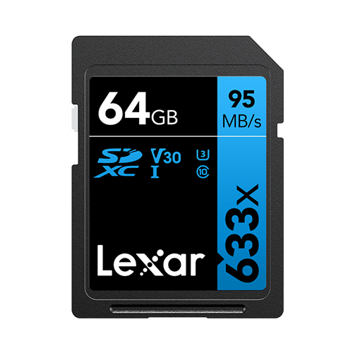 Lexar High-Performance 633x SDHC™/SDXC™ UHS-I Cards BLUE Series