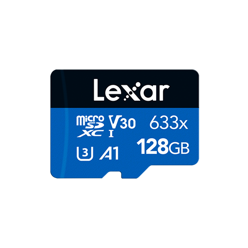 Lexar High-Performance 633x microSDHC™/microSDXC™ UHS-I Cards BLUE Series