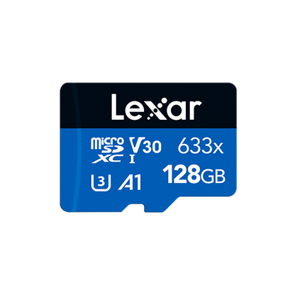 Lexar High-Performance 633x microSDHC™/microSDXC™ UHS-I Cards BLUE Series