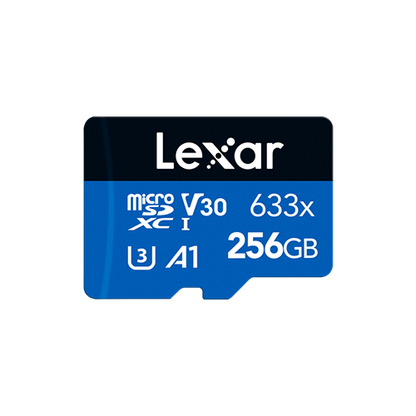 Lexar High-Performance 633x microSDHC™/microSDXC™ UHS-I Cards BLUE Series