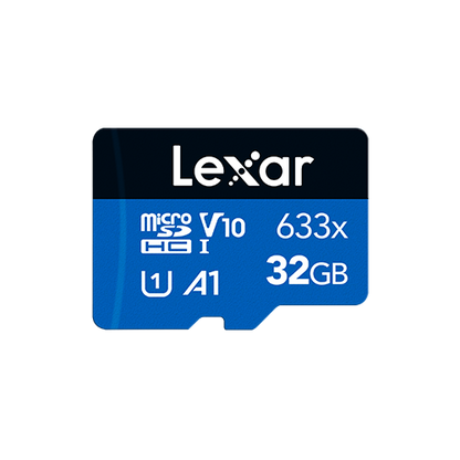 Lexar High-Performance 633x microSDHC™/microSDXC™ UHS-I Cards BLUE Series