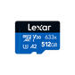 Lexar High-Performance 633x microSDHC™/microSDXC™ UHS-I Cards BLUE Series