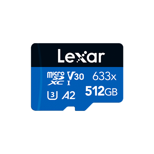 Lexar High-Performance 633x microSDHC™/microSDXC™ UHS-I Cards BLUE Series