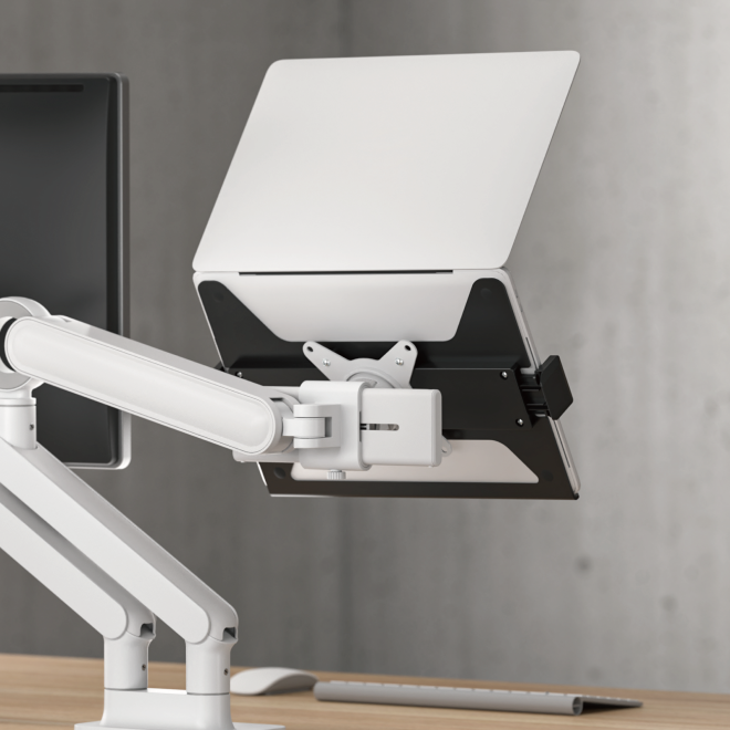 BRATECK Universal Steel Laptop Holder for Monitor Arms
