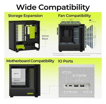 TRYX FLOVA F50 Mid-Tower ATX Case