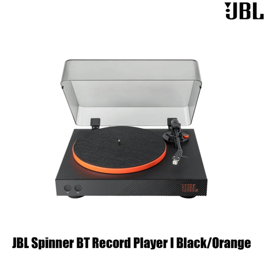 JBL SPINNER BT Bluetooth Turntable – Black & Orange