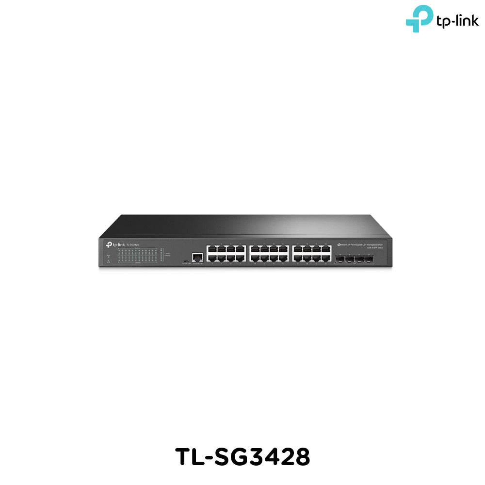 Tp-Link TL-SG3428 I JetStream 24-Port Gigabit L2+ Managed Switch with 4 SFP Slots