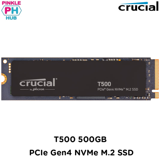 CRUCIAL T500 500GB PCIe Gen4 NVMe M.2 SSD