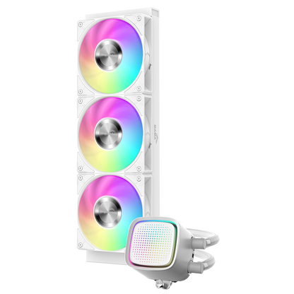 SAMA L50 360mm Liquid CPU Cooler AIO w/ ARGB Infinity Mirror Effect - Black | White
