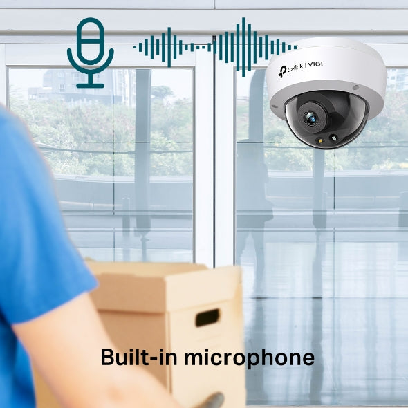 Tp-Link VIGI C240(2.8/4mm) I VIGI 4MP Full-Color Dome Network Camera