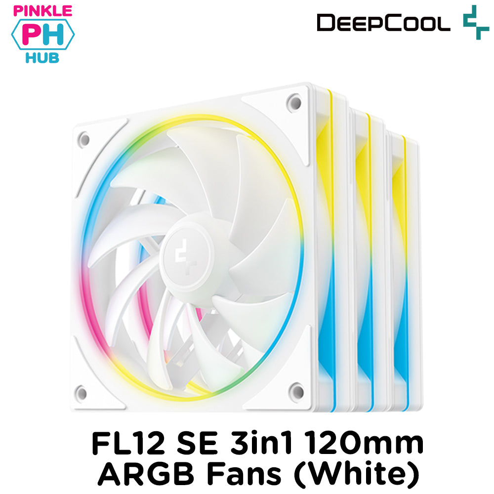 Deepcool FL12 SE 120mm ARGB 3IN1 Fans (White)