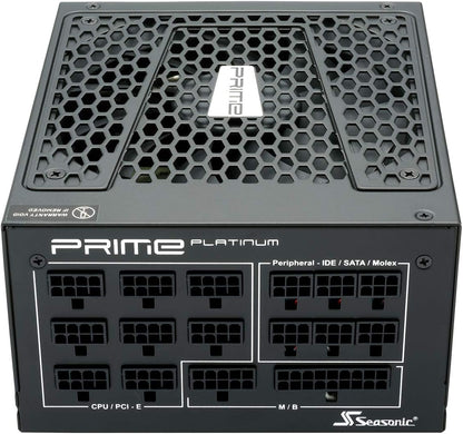 Seasonic PRIME 1300 Platinum 1300W 80+ Platinum ATX12V & EPS12V Full Modular 135mm FDB Fan Power On Self Tester Power Supply (SSR-1300PD)