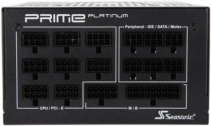 Seasonic PRIME 1300 Platinum 1300W 80+ Platinum ATX12V & EPS12V Full Modular 135mm FDB Fan Power On Self Tester Power Supply (SSR-1300PD)