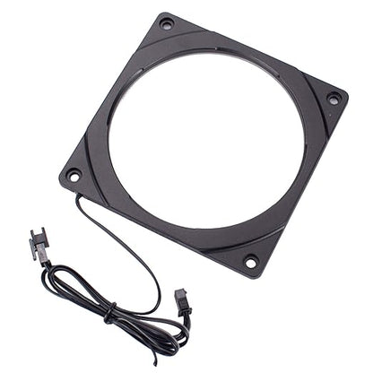 Phanteks I Halos 120mm Digital RGB LED Fan Frame, Plastic Black