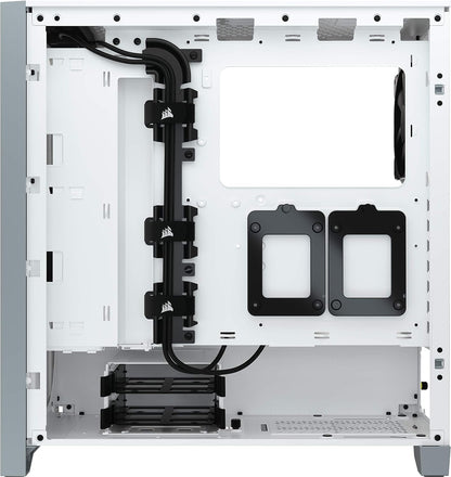 Corsair 4000D AIRFLOW Tempered Glass Mid-Tower ATX Case — White (CS-CC-9011199-WW)