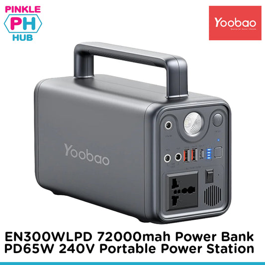Yoobao EN300WLPD 72000mah Power Bank PD65W 240V Portable Power Station