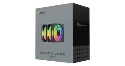 OCYPUS GAMMA F12 ELITE BLACK/WHITE ARGB 3 IN 1