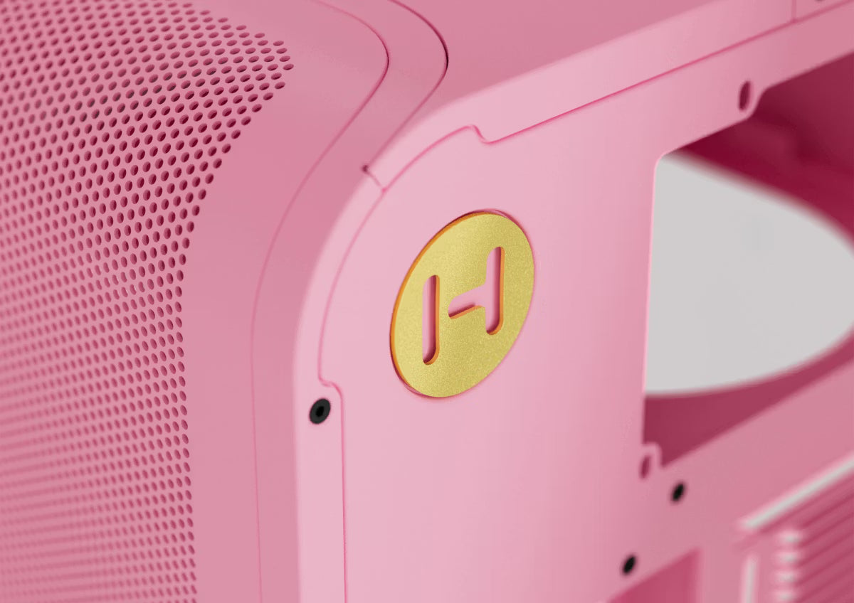 HYTE X50 Modern Performance Case Strawberry Milk