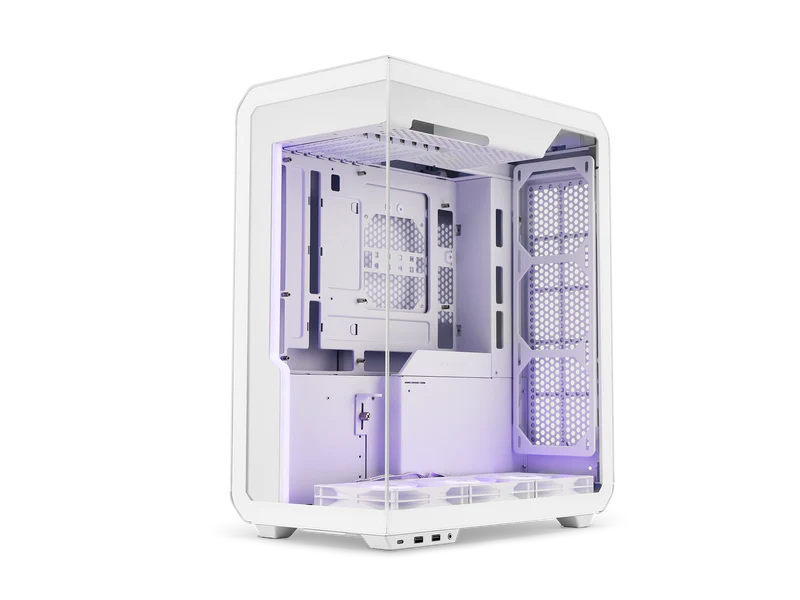 SSUPD Xhuttle Mid Tower ATX PC Case (White)