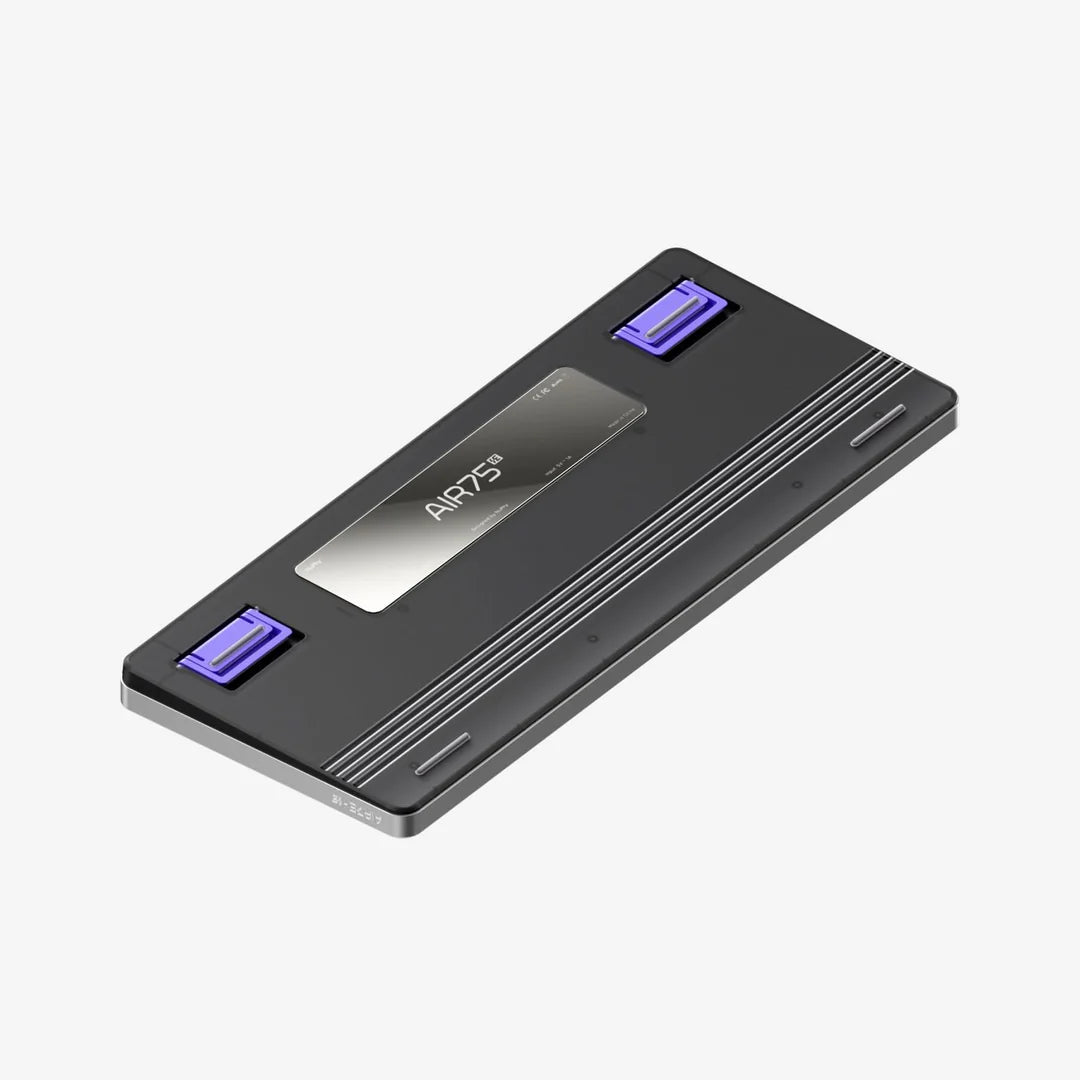 NuPhy® Air75 HE Rapid Trigger RGB Hot Swap 84 Keys Wireless Magnetic Gaming Keyboard - Low Profile Magnetic Jade Switch / Space Silver