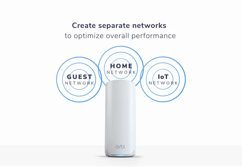 NETGEAR Orbi 770 Series Tri-Band WiFi 7 Mesh 3-Pack