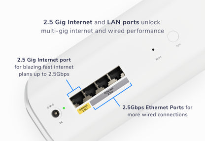 NETGEAR Orbi 770 Series Tri-Band WiFi 7 Mesh 3-Pack