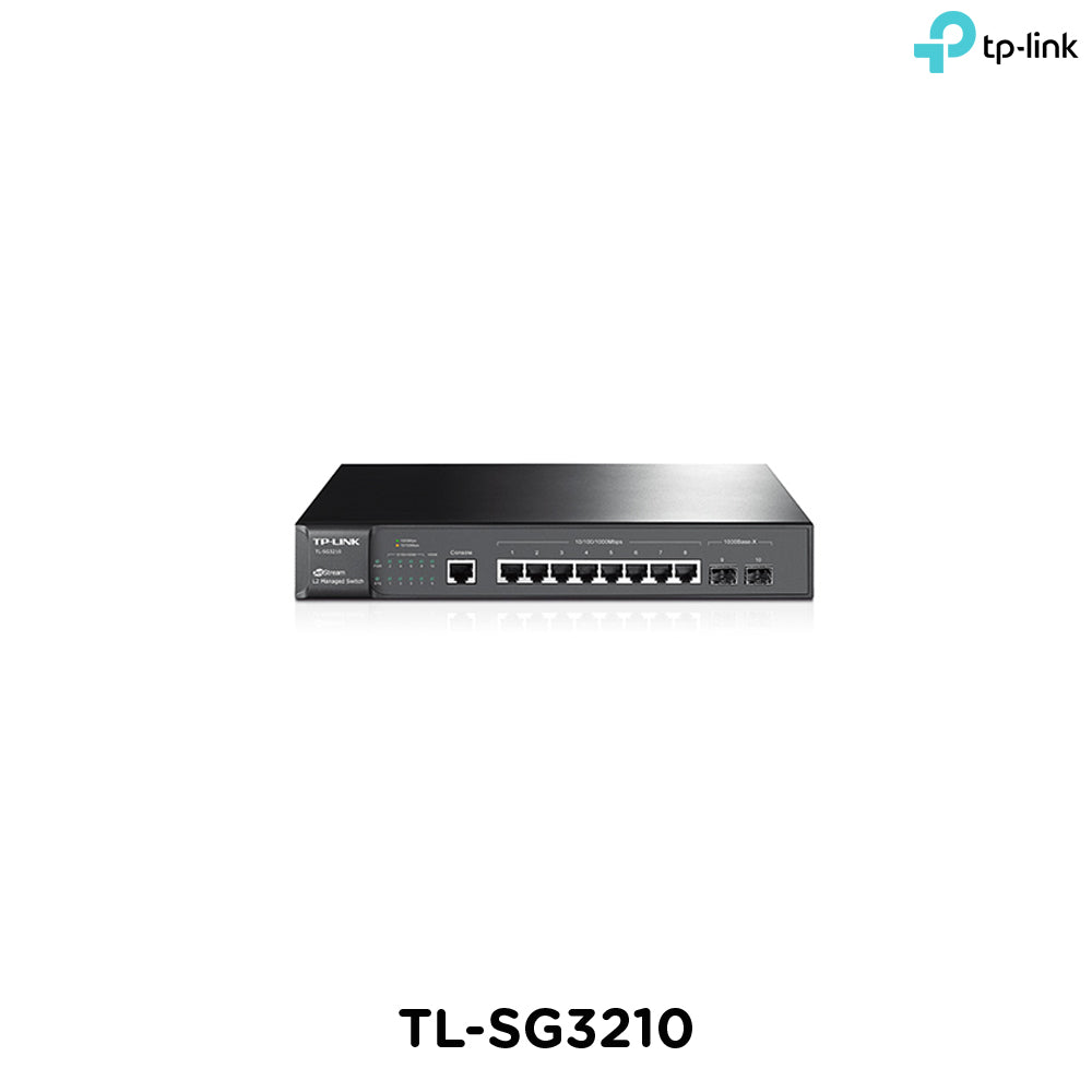 Tp-Link TL-SG3210 I JetStream 8-Port Gigabit L2 Managed Switch with 2 SFP Slots