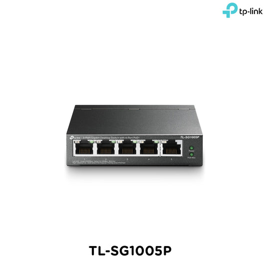 Tp-Link TL-SG1005P I 5-Port Gigabit Desktop Switch with 4-Port PoE+