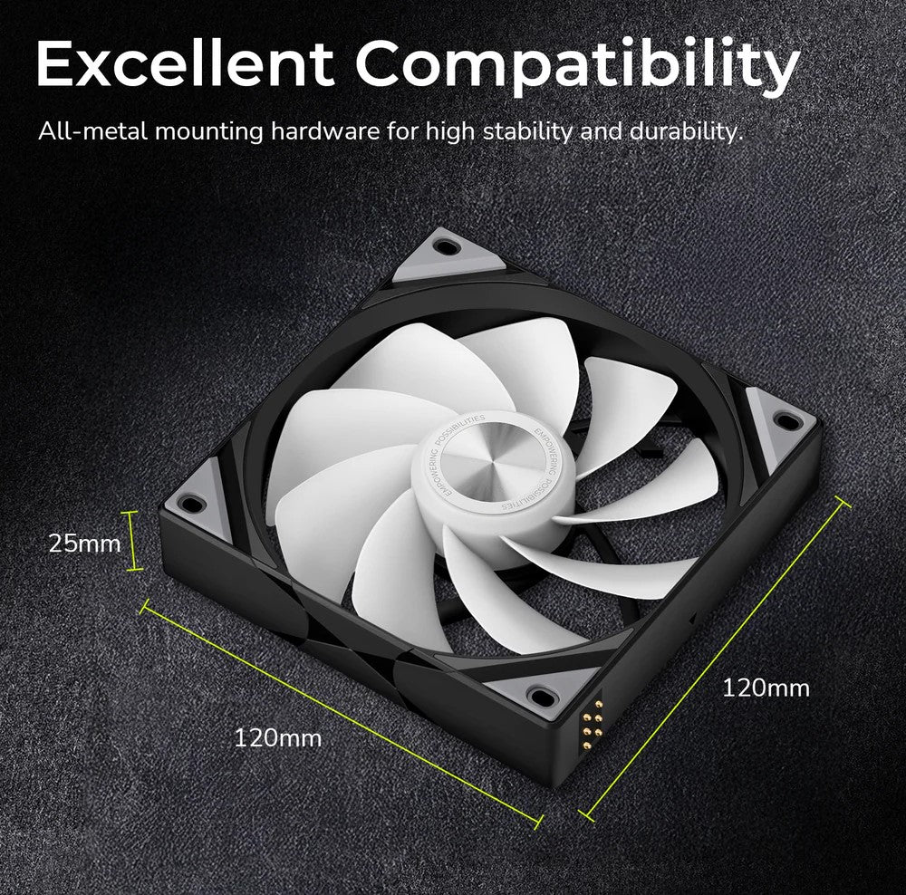 TRYX ROTA SL ARGB Reverse 120mm Fan Triple Pack